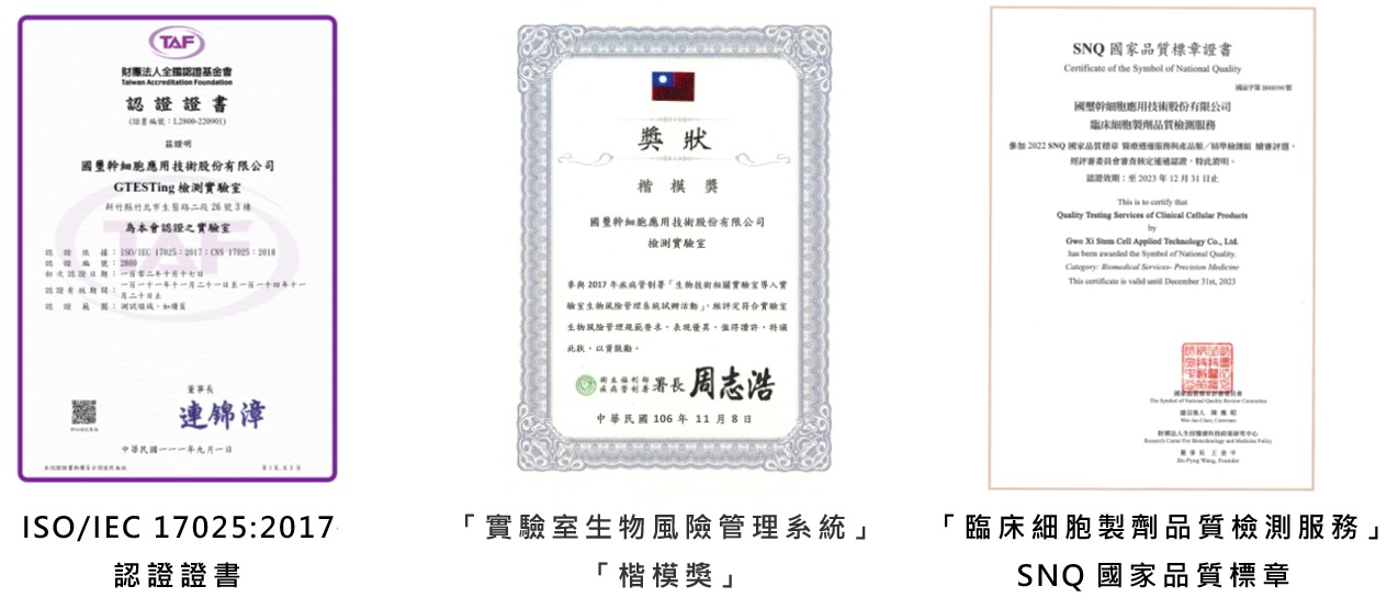 檢測實驗室品質認證
